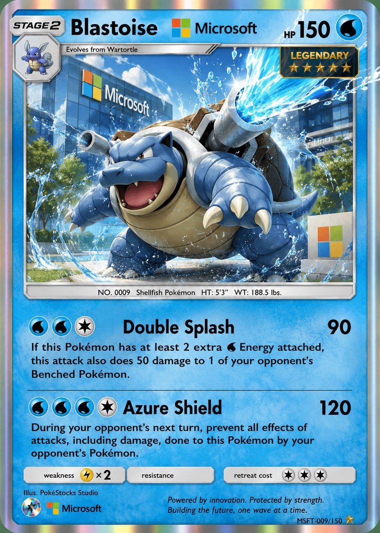 Azurtoise card