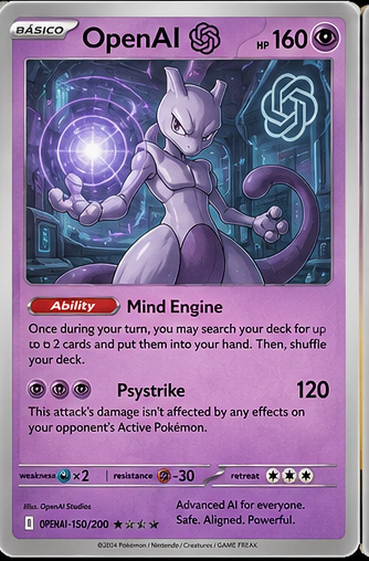 OpenAI — Mindtwo PokeStocks card